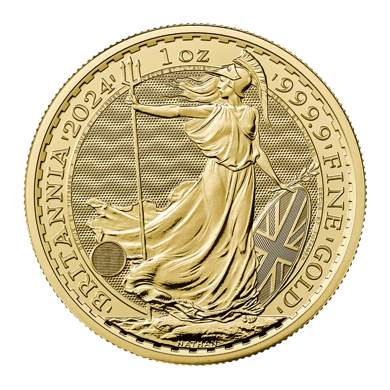 Image pour Pièce d’or Britannia de 1 oz (2024) à partir de Métaux précieux TD